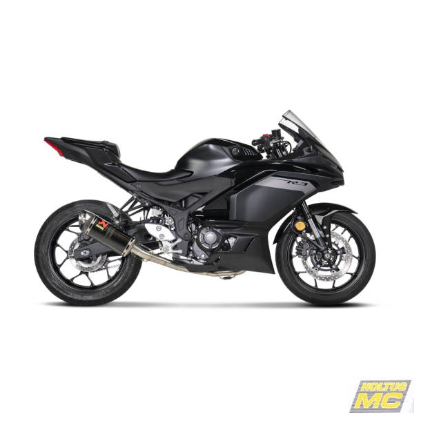 Akrapovic Yamaha YZF-R3 15-> Racing Line 2/1 hexagonal lydd�mper i carbon 