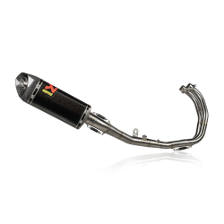 Akrapovic Yamaha YZF-R3 15-> Racing Line 2/1 hexagonal lydd�mper i carbon 