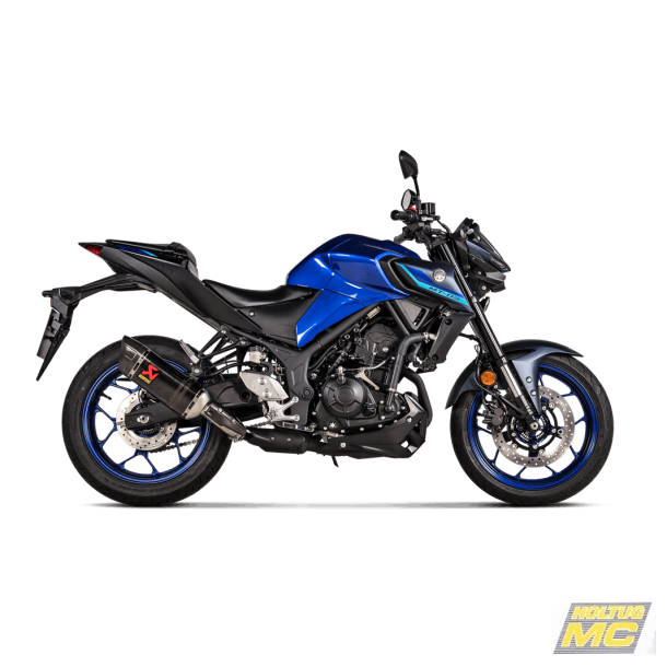 Akrapovic Yamaha MT-03 22-> Slip-on Line hexagonal lyddmper i carbon (ECE godkendt)