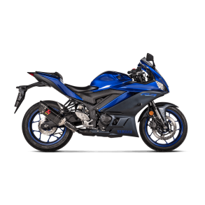 Akrapovic Yamaha R3 22-> Slip-on Line hexagonal lyddmper i carbon (ECE godkendt)