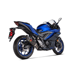 Akrapovic Yamaha YZF-R3 22-> Slip-on Line hexagonal lyddmper i carbon (ECE godkendt)