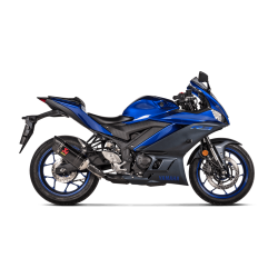 Akrapovic Yamaha YZF-R3 22-> Slip-on Line hexagonal lyddmper i carbon (ECE godkendt)