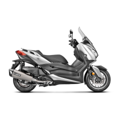 Akrapovic Yamaha X-Max 400 18-20 Slip-On Line med hexagonal lydd�mper i rustfri (ECE godkendt)