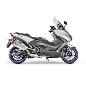 Akrapovic Yamaha T-Max 500 17-19 Racing Line 1/1 hexagonal lydd�mper i titanium (ECE godkendt)