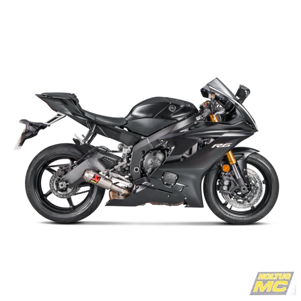 Akrapovic Yamaha YZF-R6 06-> Slip-On Line GP-style lydd�mper i titanium
