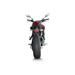 Akrapovic Yamaha MT-07 14-20 Racing Line 2/1 oval lyddmper i titanium (ECE-godkendt)