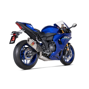 Akrapovic Yamaha YZF-R7 26-> Racing Line 2/1 med hexagonal lydd�mper i titanium (ECE godkendt)