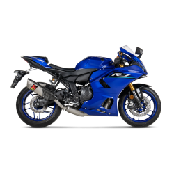 Akrapovic Yamaha YZF-R7 26-> Racing Line 2/1 med hexagonal lydd�mper i titanium (ECE godkendt)