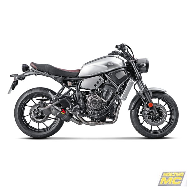 Akrapovic Yamaha XSR700 16-> Racing Line 2/1 hexagonal lydd�mper i carbon