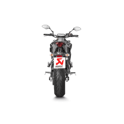 Akrapovic Yamaha MT-07 14-20 Racing Line 2/1 hexagonal lyddmper i titanium (ECE godkendt)