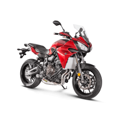Akrapovic Yamaha Tracer 700 16-19 Racing Line 2/1 hexagonal lyddmper i titanium (ECE godkendt)