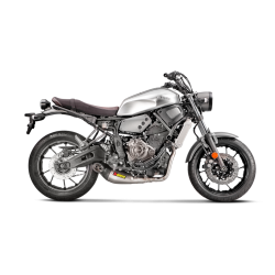 Akrapovic Yamaha XSR700 16-20 Racing Line 2/1 hexagonal lydd�mper i titanium (ECE godkendt)