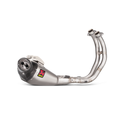 Akrapovic Yamaha XSR700 16-20 Racing Line 2/1 hexagonal lydd�mper i titanium (ECE godkendt)