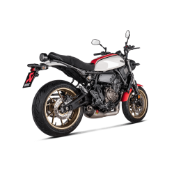 Akrapovic Yamaha XSR700 21-> Racing Line 2/1 hexagonal lyddmper i titanium (ECE godkendt)