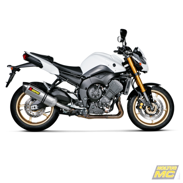Akrapovic Yamaha FZ8/FZ8 Fazer 10-16 Slip-On Line hexagonal lyddmper i titanium (EC godkendt)