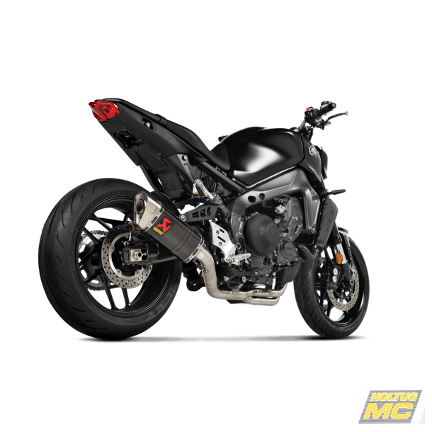 Akrapovic Yamaha MT-09 21-23 Racing Line 3/1 hexagonal lyddæmper i carbon