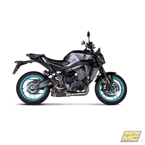 Akrapovic Yamaha MT-09 25-> Racing Line 3/1 underliggende lyddmper i rustfri/carbon