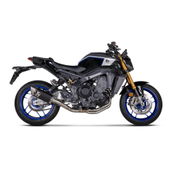 Akrapovic Yamaha MT-09 24-> Racing Line 3/1 hexagonal lydd�mper i sort coatet titanium