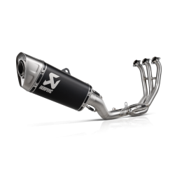 Akrapovic Yamaha MT-09 24-> Racing Line 3/1 hexagonal lydd�mper i sort coatet titanium