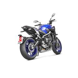 Akrapovic Yamaha MT-09 14-20 Racing Line 3/1 oval lyddmper i titanium/carbon (ECE godkendt)