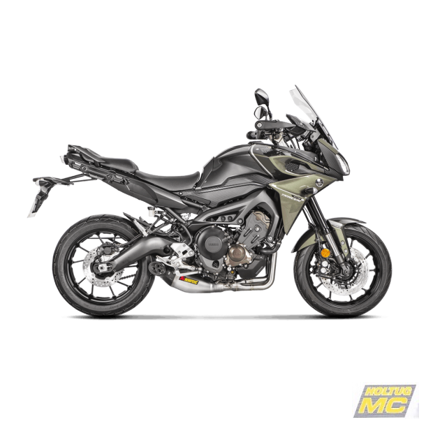 Akrapovic Yamaha Tracer 900 15-20 Racing Line 3/1 oval lyddmper i titanium/carbon (ECE godkendt)