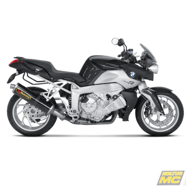 Akrapovic BMW K1200R 05-08 Slip-On Line oval lydd�mper i carbon (EC godkendt)
