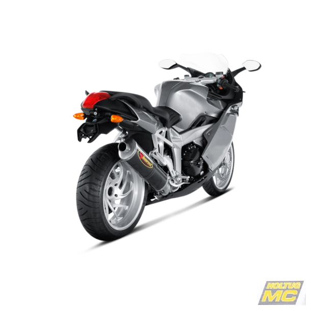 Akrapovic BMW K1200S 05-08 Slip-On Line oval lydd�mper i carbon (EC godkendt)