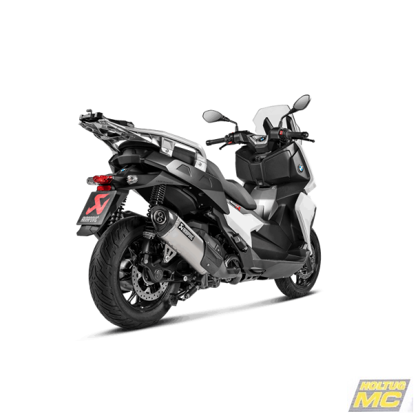 Akrapovic BMW C400 GT 19-20 Slip-On Line hexagonal lyddmper i titanium (ECE godkendt)