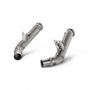 Akrapovic Alfa Romeo Giulia Quadrifoglio 16-20 Downpipe Set w/o Cat i rustfri