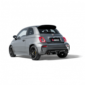 Akrapovic Abarth 595/595C/Turismo 12-20 Slip-on Line (Rustfri) EC godkendt