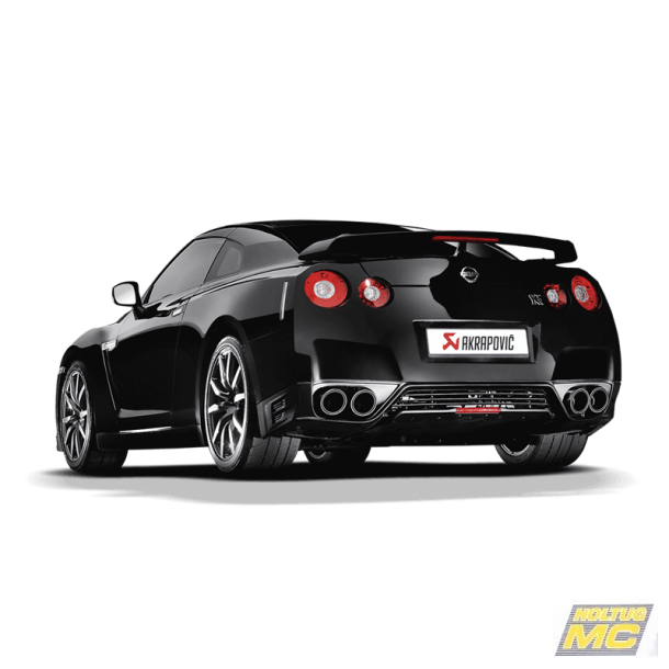 Akrapovic Nissan GT-R 08-23 Slip-On Line (Titanium) ECE-godkendt