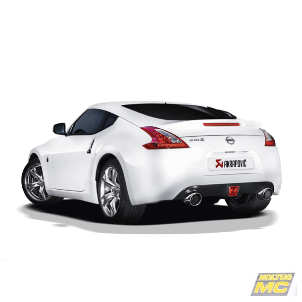 Akrapovic Nissan 370Z 09-20 Slip-On Line (Rustfri) EC-godkendt