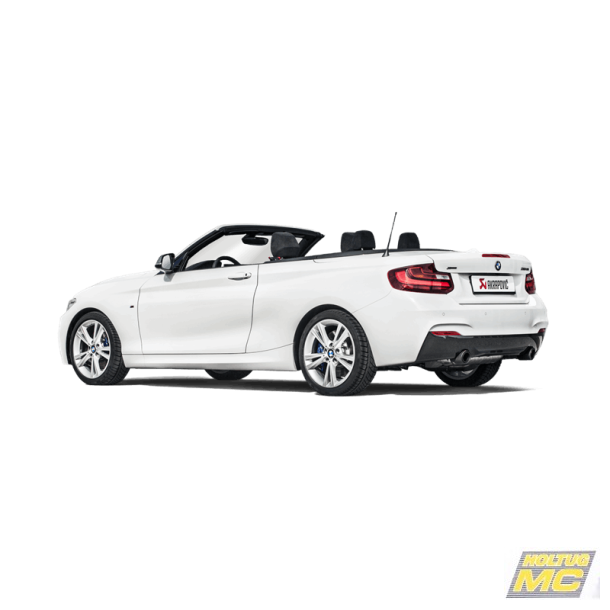 Akrapovic BMW M240i (F22, F23) 16-20 Evolution Line (Rustfri) (EC-godkendt)