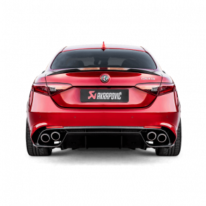 Akrapovic Alfa Romeo Giulia Quadrifoglio 16-20 Evolution Link Pipe set (Titanium) ECE godkendt