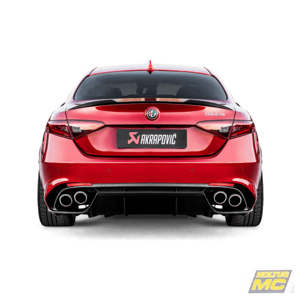 Akrapovic Alfa Romeo Giulia Quadrifoglio 16-20 Evolution Link Pipe set (Titanium) ECE godkendt
