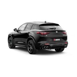 Akrapovic Alfa Romeo Stelvio Quadrifoglio 17-20 Evolution Line (Titanium) ECE godkendt