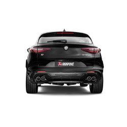 Akrapovic Alfa Romeo Stelvio Quadrifoglio 17-20 Evolution Line (Titanium) ECE godkendt
