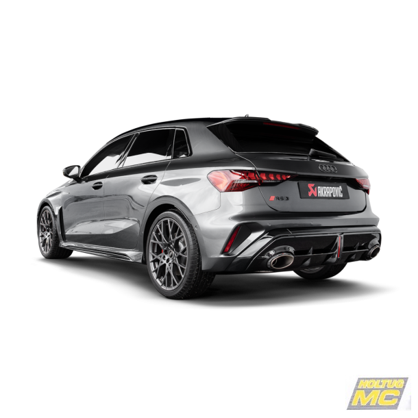 Akrapovic Audi RS3 Sportback (8Y) 22-> Evolution Line i titanium ECE-godkendt