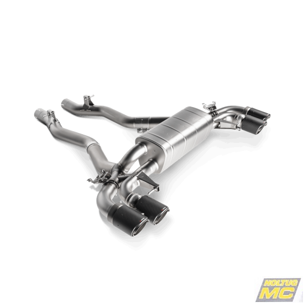 Akrapovic BMW M5 (F90) OPF/GPF 18-> Slip-On Line (Titanium) ECE-godkendt