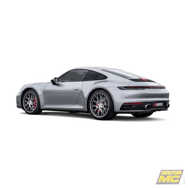 Akrapovic Porsche 911 Carrera S/4/4S/Cabriolet (992) OPF/GPF 19-23 Slip-On Race Line (Titanium)