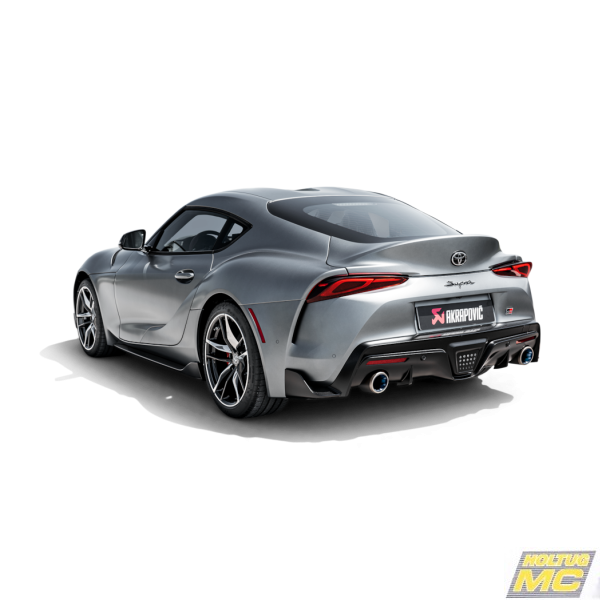 Akrapovic Toyota Supra (A90) 19-26 Slip-On Line i titanium (ECE-godkendt)