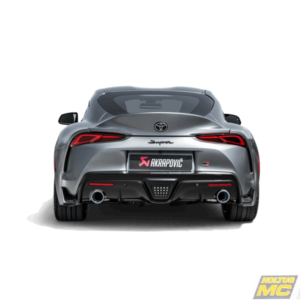 Akrapovic Toyota Supra (A90) 19-23 Slip-On Line (Titanium) ECE-godkendt