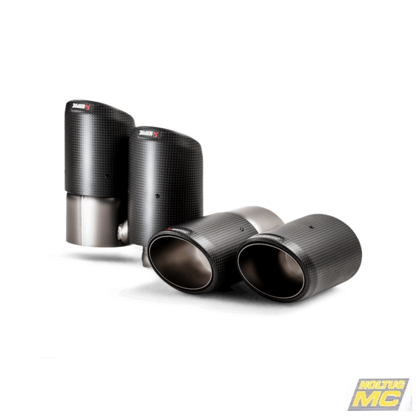 Akrapovic Porsche Cayenne Turbo/Coup (536) OPF/GPF 19-21 Tail pipe set (Carbon)