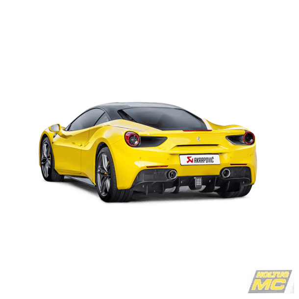 Akrapovic Ferrari 488 GTB/488 Spider 16-19 Slip-On Line (Titanium)