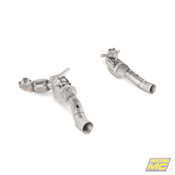 Akrapovic Ferrari 488 GTB/488 Spider 16-19 Link Pipe Set with Cat (SS)