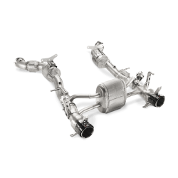 Akrapovic Ferrari 488 GTB/488 Spider 16-19 Link Pipe Set with Cat (SS)