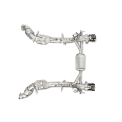 Akrapovic Ferrari 488 GTB/488 Spider 16-19 Link Pipe Set w/o Cat (SS)