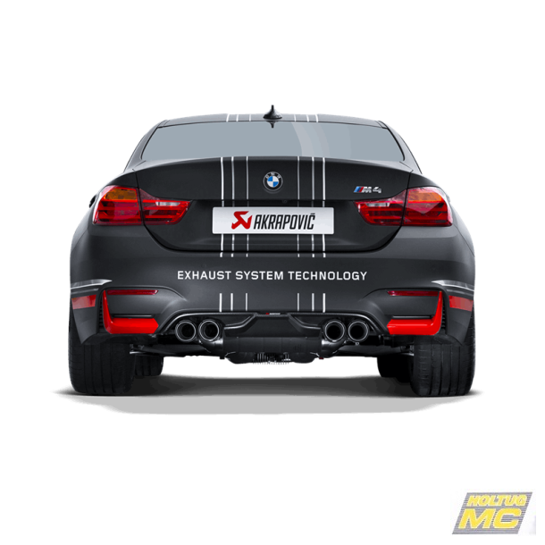 Akrapovic BMW M4 (F82, F83) 14-20 Slip-On Line Titanium (ECE godkendt)