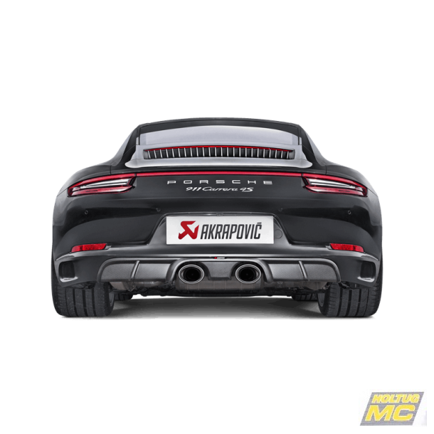 Akrapovic Porsche 911 Carrera S/4/4S/GTS (991.2) 16-19 Slip-On Line (Titanium)