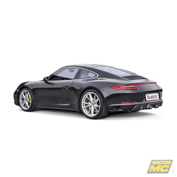 Akrapovic Porsche 911 Carrera S/4/4S/GTS (991.2) 16-19 Slip-On Line (Titanium) - OE Sport
